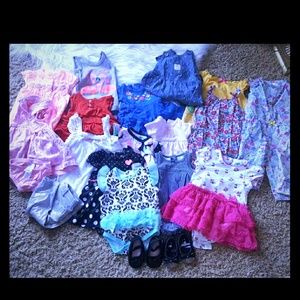Newborn 0-3 Baby Girl Carter's Gap Bundle